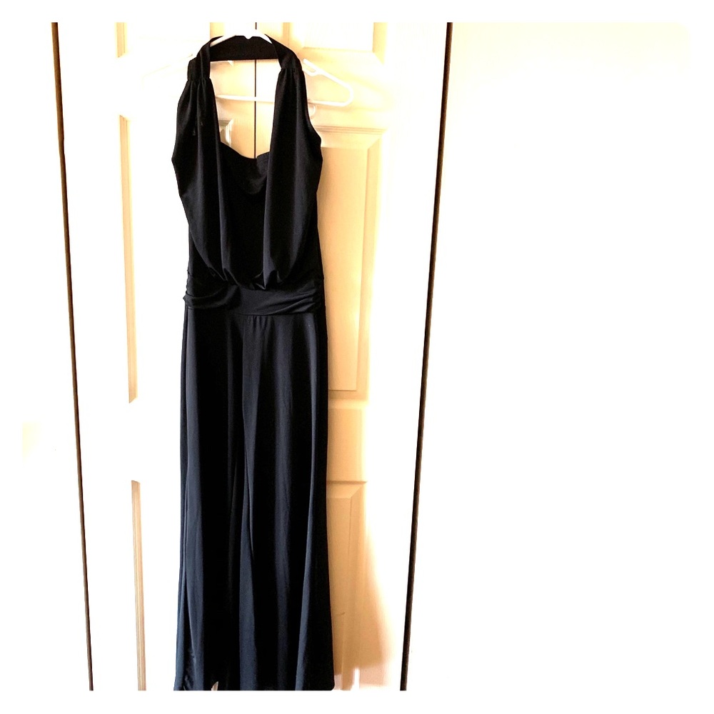 Sexy Black Wide-Leg Jumpsuit